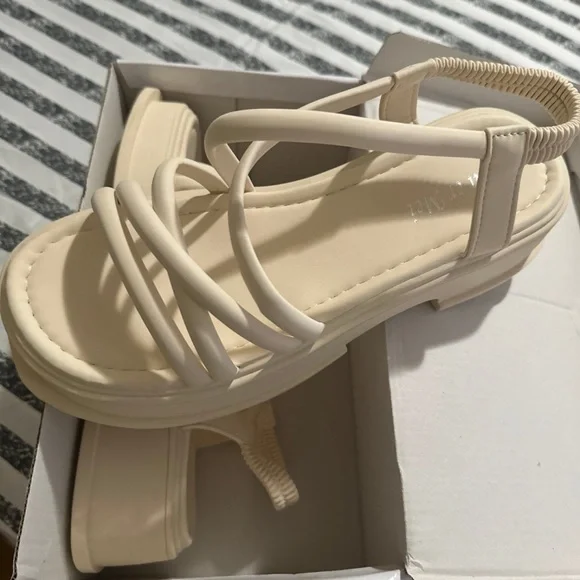 Chunky Platform Sling back Sandals - Picture 6 of 6